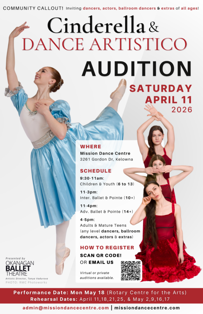 Final Audition Cinderella & Dance Artistico (11 x 17 in)